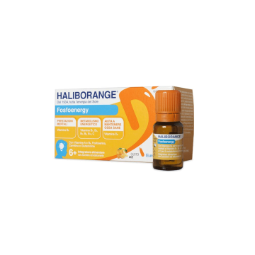 Haliborange Fosfoenergy 10 flaconcini | Integratore concentrazione e stanchezza | HALIBORANGE