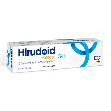 Hirudoid 25000 U.I. Gel | Glicosaminoglicanopolisolfato | Tubo 40g