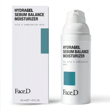Hydragel - Crema Viso | Sebo-Normalizzante 50ml | FaceD