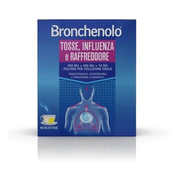 BRONCHENOLO 10 buste | Tosse Influenza e Raffreddore | Soluzione Orale