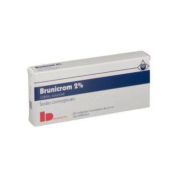 BRUNICROM Collirio | 2% sodio cromoglicato | 20 flac x 0,3ml