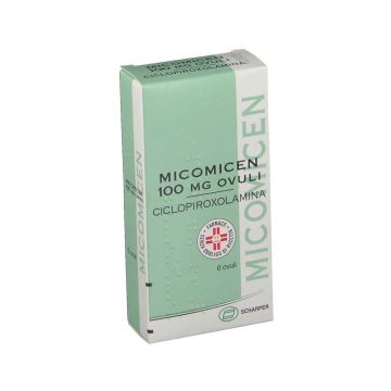 MICOMICEN Ciclopiroxolamina 100 mg | 6 Ovuli Vaginali