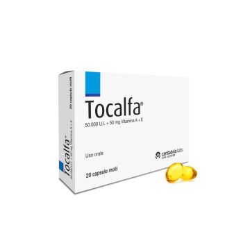Tofalca Vitamina 50000 UI + 50mg Vitamina A+E 50 | 20 capsule molli 
