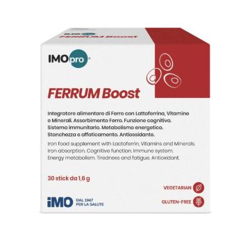 Imopro Ferrum Boost 30stick | Ferro + rame + acido folico | IMO