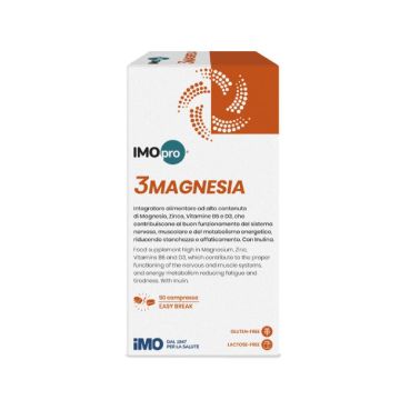 Imopro 3 Magnesia 90cpr | Magnesio biodisponibile | IMO