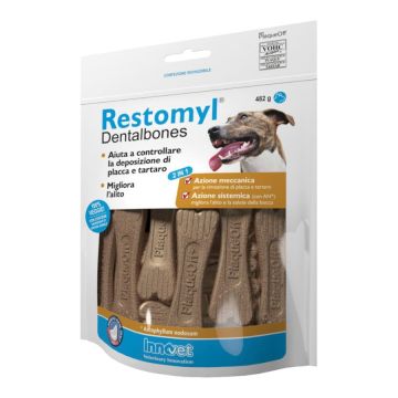 Restomyl Dentalbones Cane 482g | Ossicini igiene denti cani| INNOVET
