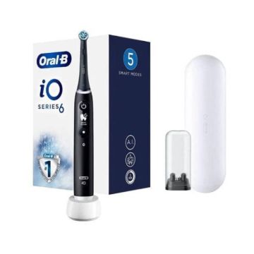 iO 6 nero | Spazzolino elettrico + 2 refill | ORAL B