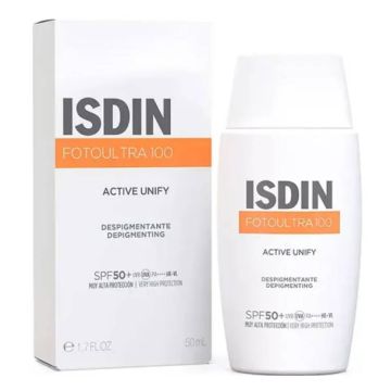 Fotoultra 100 - Active Unify 50ml | Depigmentante Spf50+ |  ISDIN