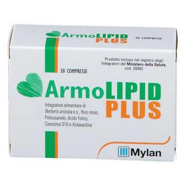ArmoLipid Plus 30 Cpr | Integratore Colesterolo e Trigliceridi