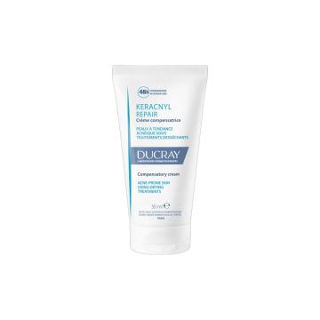 Keracnyl crema compensatrice 50 ml | crema riparatrice pelle acneica | DUCRAY