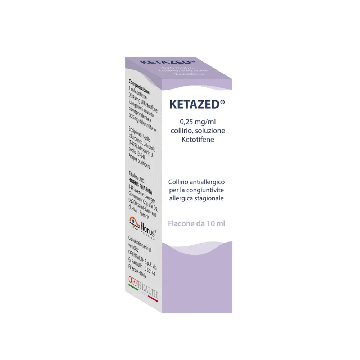 KETAZED Collirio 0,25 mg | Ketotifene Flacone 10 ml