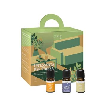 Kit Un'essenza Per Stanza | kit con 3 oli essenziali e aromadiffusore Blossom | PURAE