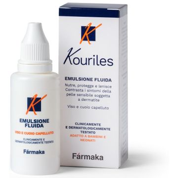 Kouriles Emulsione Fluida 30ml | Viso e cuoio capelluto | FARMAKA