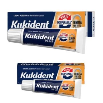 Plus Morso Insuperabile Neutro | Crema Adesiva - Varie quantità | KUKIDENT