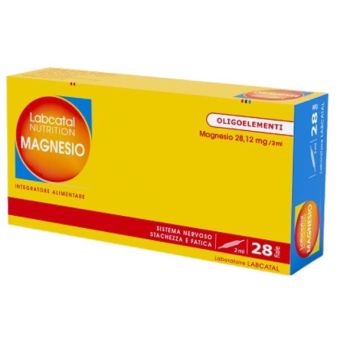 Magnesio 28,12mg / 2ml | Soluzione bevibile 28 fiale | LABCATAL