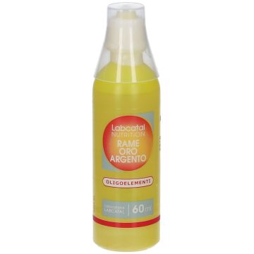 Rame Oro Argento 60ml | Soluzione bevibile | LABCATAL Oligosol