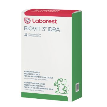 Biovit 3 Idra 4pz 200ml | Reidratazione orale | LABOREST