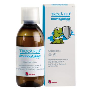 Trocà Flu Imunoglukan p4h 120ml | Sistema immunitario | LABOREST 