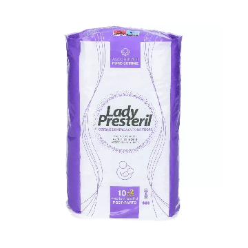 Postparto 12 pz | Assorbenti post parto in puro cotone | LADY PRESTERIL