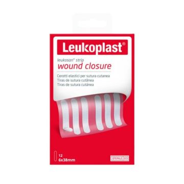 Leukosan Strip Wound Closure 12pz | 6x38mm | LEUKOPLAST