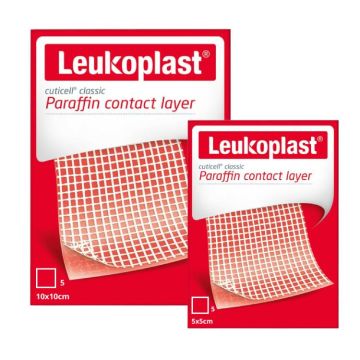 Cuticell Classic Paraffin Contact Layer 5pz | Vari formati | LEUKOPLAST