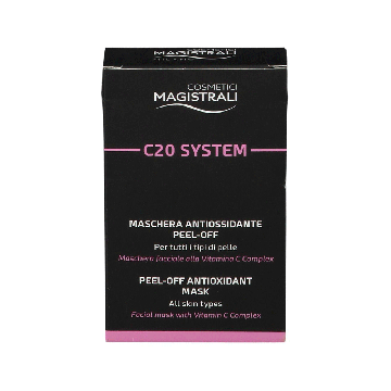 C20 System Maschera| Antiossidante peel-off 5pz | COSMETICI MAGISTRALI