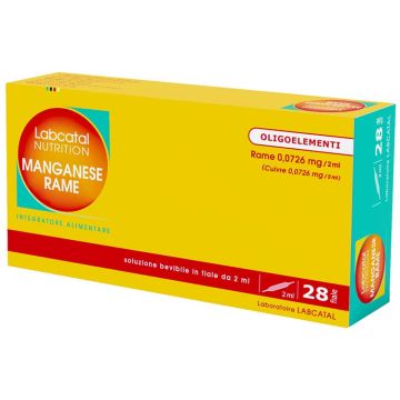 Manganese-Rame 0,0726mg/2ml | Soluzione bevibile 28 fiale | LABCATAL