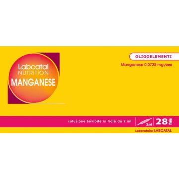 Manganese 0,0728mg/2ml | Soluzione bevibile 28 fiale | LABCATAL