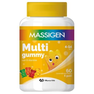 Multi gummy 60caramelle | Multivitaminico bambini | MASSIGEN