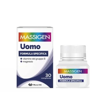 Uomo 30cpr | Supporto organismo maschile | MASSIGEN