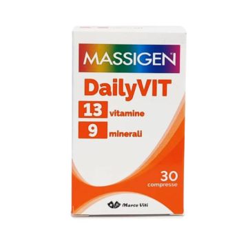 Dailyvit 30 cpr | Integratore multivitaminico multiminerale | MASSIGEN