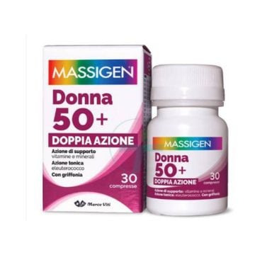 Multivitaminico Donna 50+ 30cpr |Vitamine e sali minerali | MASSIGEN