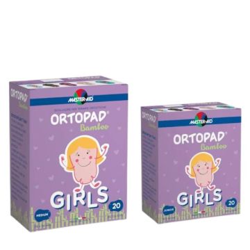 Ortopad Bamboo Girls 20pz | Occlusore pediatrico - Vari formati | MASTER AID