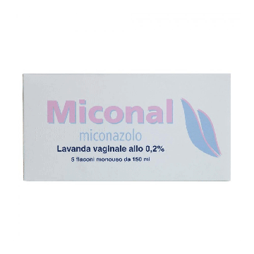 MICONAL 0,2% Miconazolo 150 ml  | Lavanda Vaginale 5 flaconi