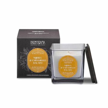 Candela Profumata 200g | Mirra e Caramello salato | NASOTERAPIA