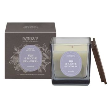 Iris e Bacche di Vaniglia | Candela profumata 200g | NASOTERAPIA