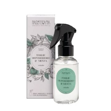 Spray Ambiente e Tessuti 100ml | Foglie di Pomodoro e Menta | NASOTERAPIA