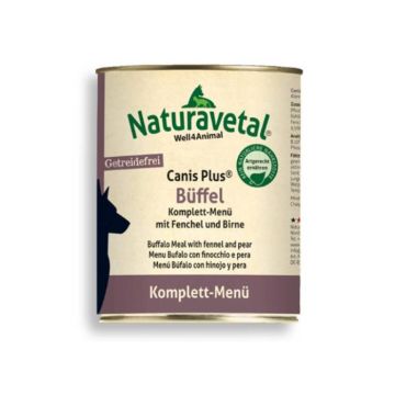 Canis Plus - Menu Buffel 800g | Carne di bufalo cod.2331 | NATURAVETAL