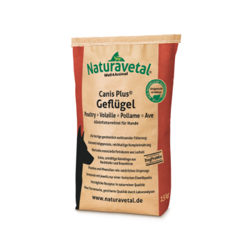 Crocchette Geflugel | Pollo e riso - Vari formati | NATURAVETAL - Canis Plus