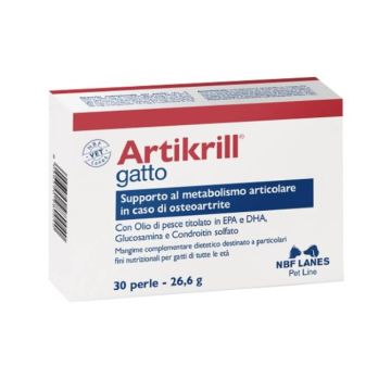 Artikrill - Gatto 30prl | Osteoartrite | NBF LANES