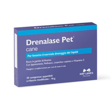 Drenalase Pet - Cane 20cpr | Mangime complementare | NBF LANES 