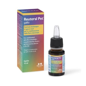Reuteral Pet - Gatto Gocce 10ml | Mangime complementare | NBF LANES