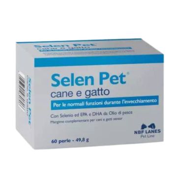 Selen Pet - Cane e Gatto 60prl | Mangime Complementare | NBF LANES