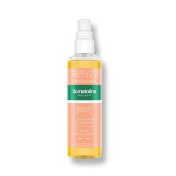 Active - Rimodellante Olio Secco secco | Drenante Post-Sport 125ml | SOMATOLINE
