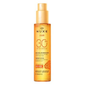 Sun - Olio Abbronzante 150ml | Protezione alta SPF30| NUXE