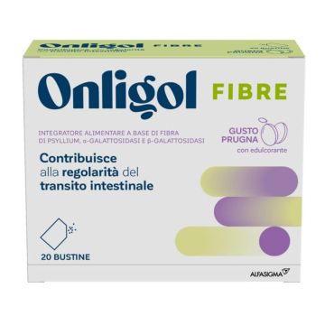 Onligol Fibre Prugna 20bustine | Regolarità intestinale | ALFASIGMA