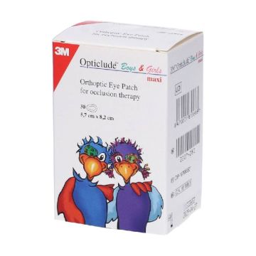 Opticlude Boys e Girls Maxi 30pz | Cerotto oculare -  5,7x8,2cm | SOLVENTUM