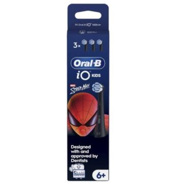 Io Kids 6+ Years Spiderman | 3 testine refill | ORAL B