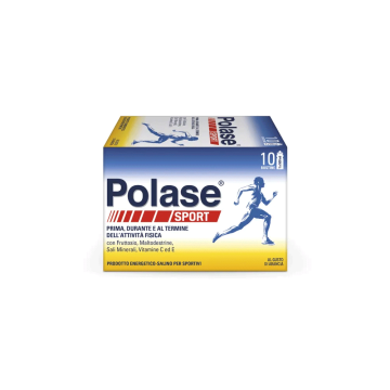 Polase Sport 10bustine | Integratore energetico con sali, vitamine e maltodestrine | POLASE