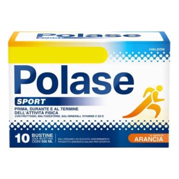 Polase Sport 10bustine | Integratore all'arancia | POLASE